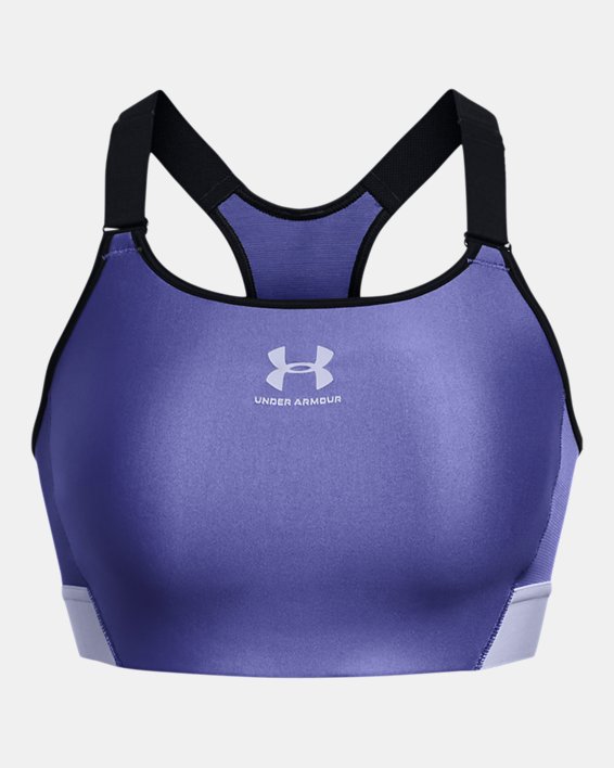 HeatGear® Armour High Sport-BH für Damen, Purple, pdpMainDesktop image number 9